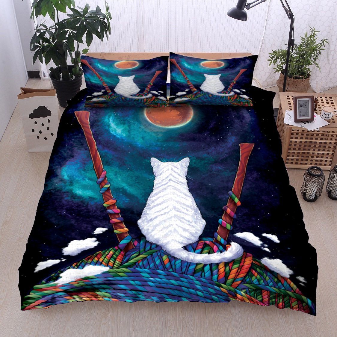 Wool Roll Cat Bedding Set