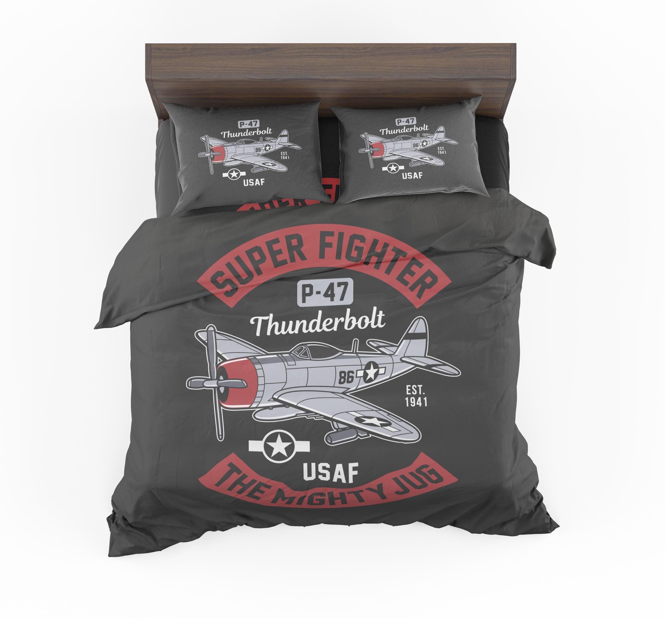 World War Classics P 47 Superbolt Bedding Set