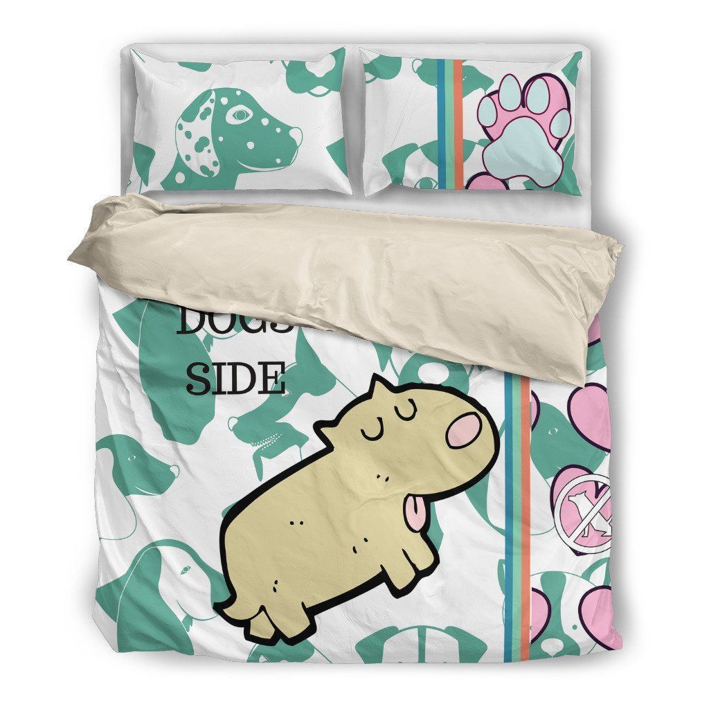 Woven Dance Sleeping With The Dog Bedding Set