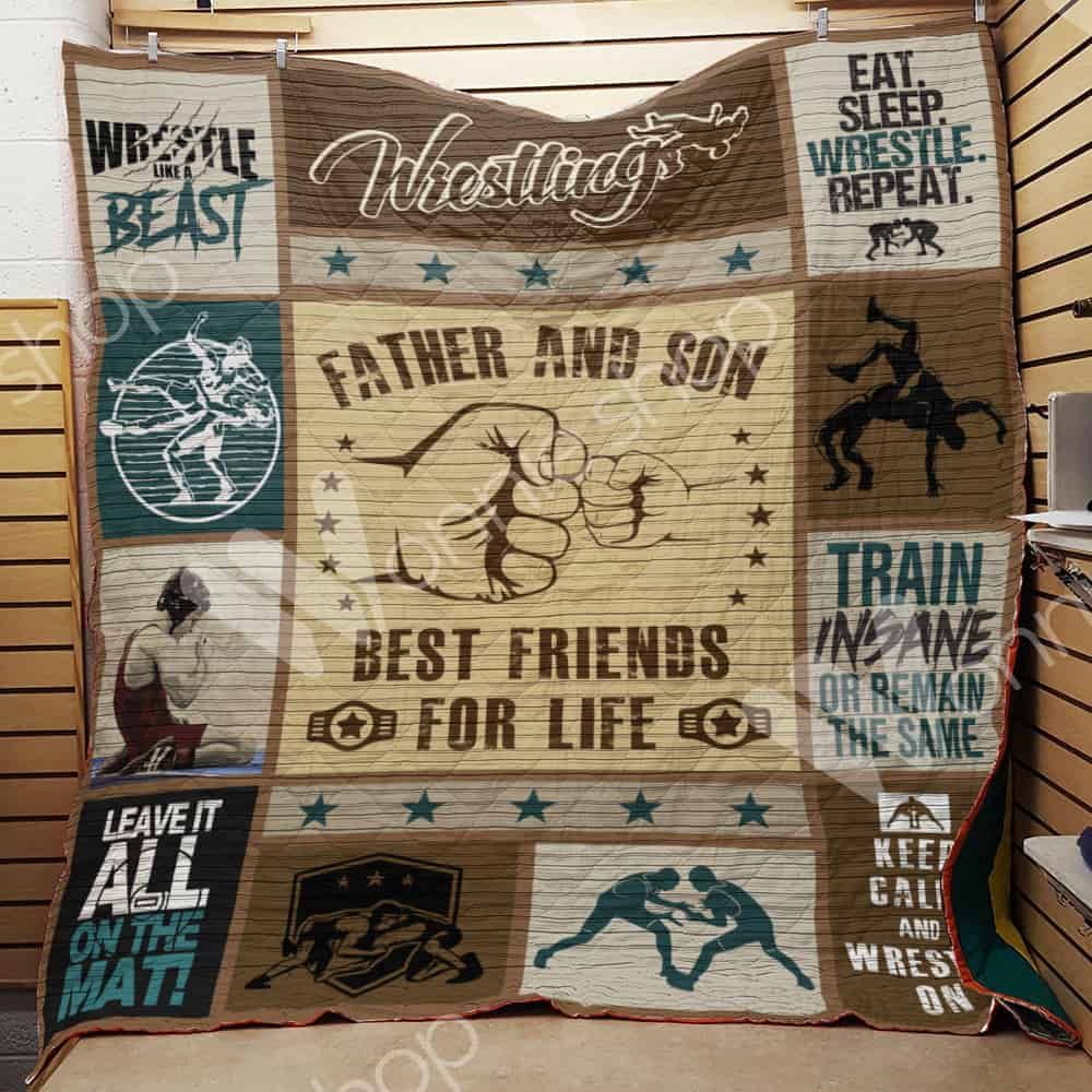 Wrestling Dad Quilt Blanket DHC1102657TD