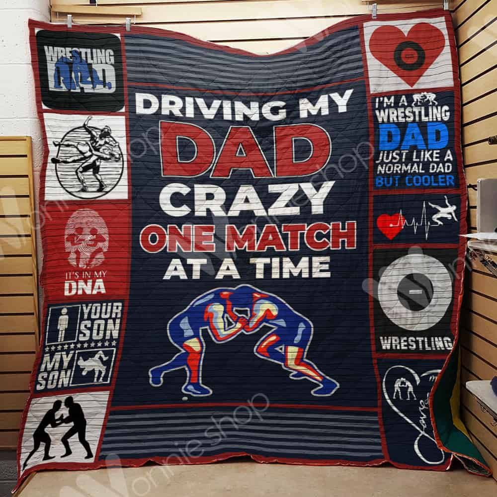 Wrestling Dad Quilt Blanket DHC1102925TD