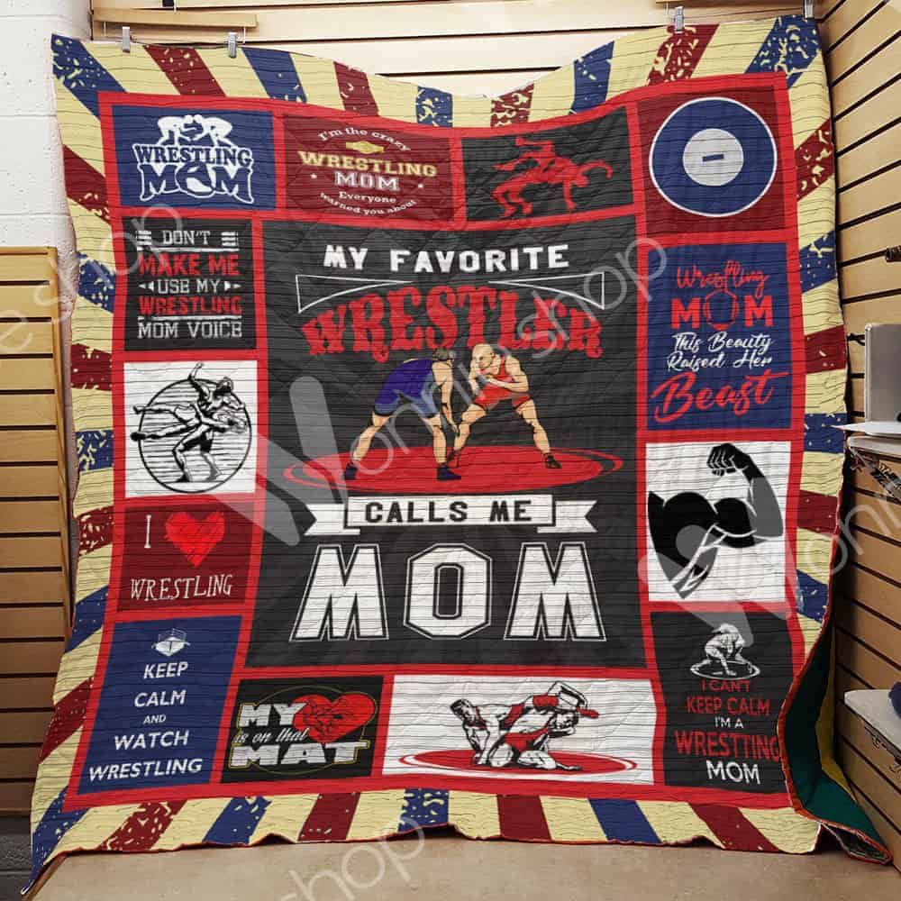 Wrestling Mom Quilt Blanket DHC11021055TD