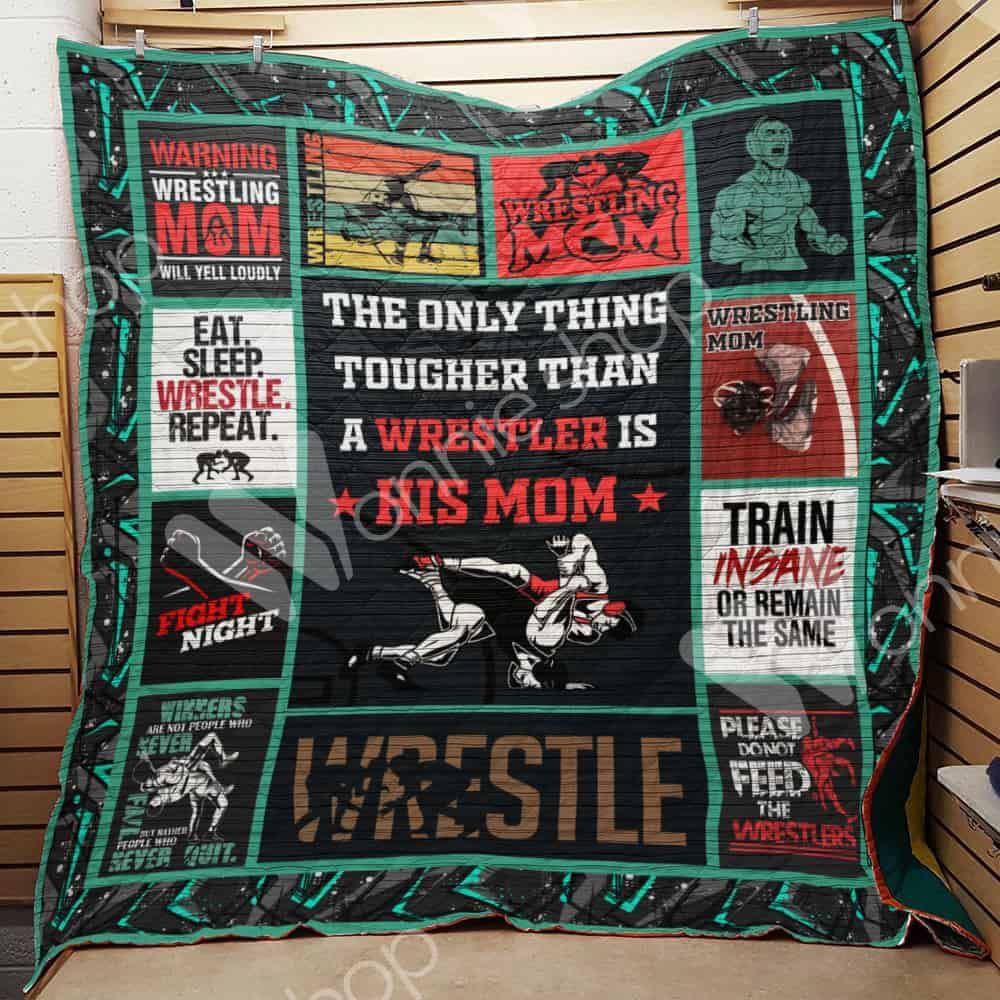 Wrestling Mom Quilt Blanket DHC1102918TD