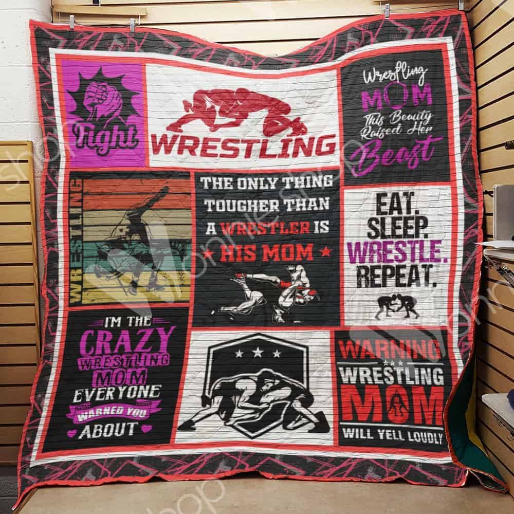 Wrestling Mom Quilt Blanket DHC1102922TD