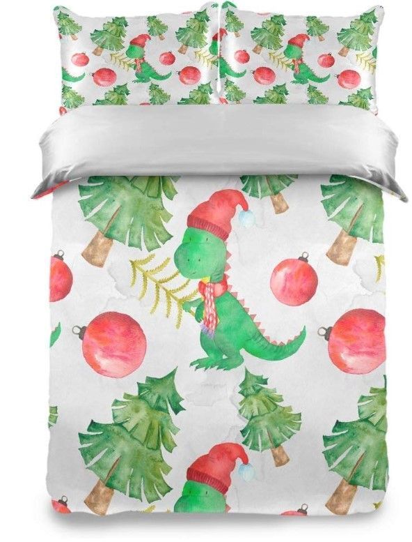 Xmas Dinosaur Bedding Set