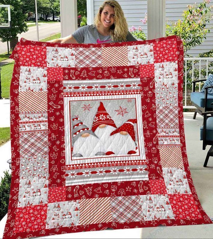 Xmas Gnomes NC1909840CL Quilt Blanket