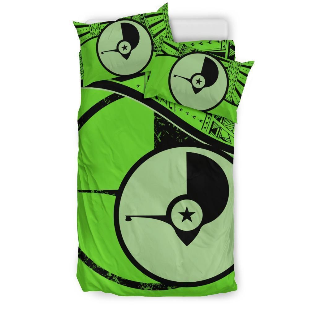 Yap Flag Patriots Green Bedding Set