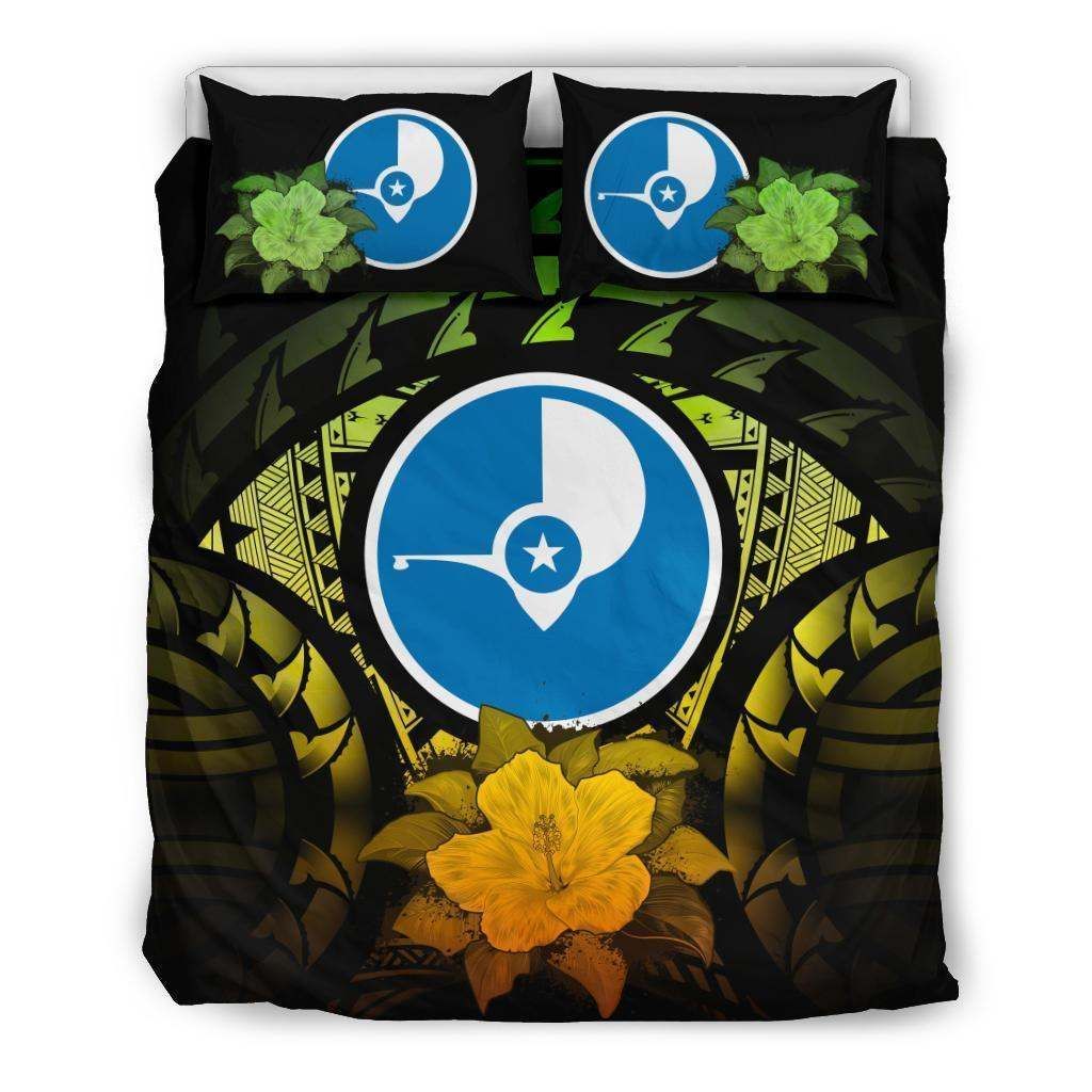 Yap Reggae Hibiscus Bedding Set