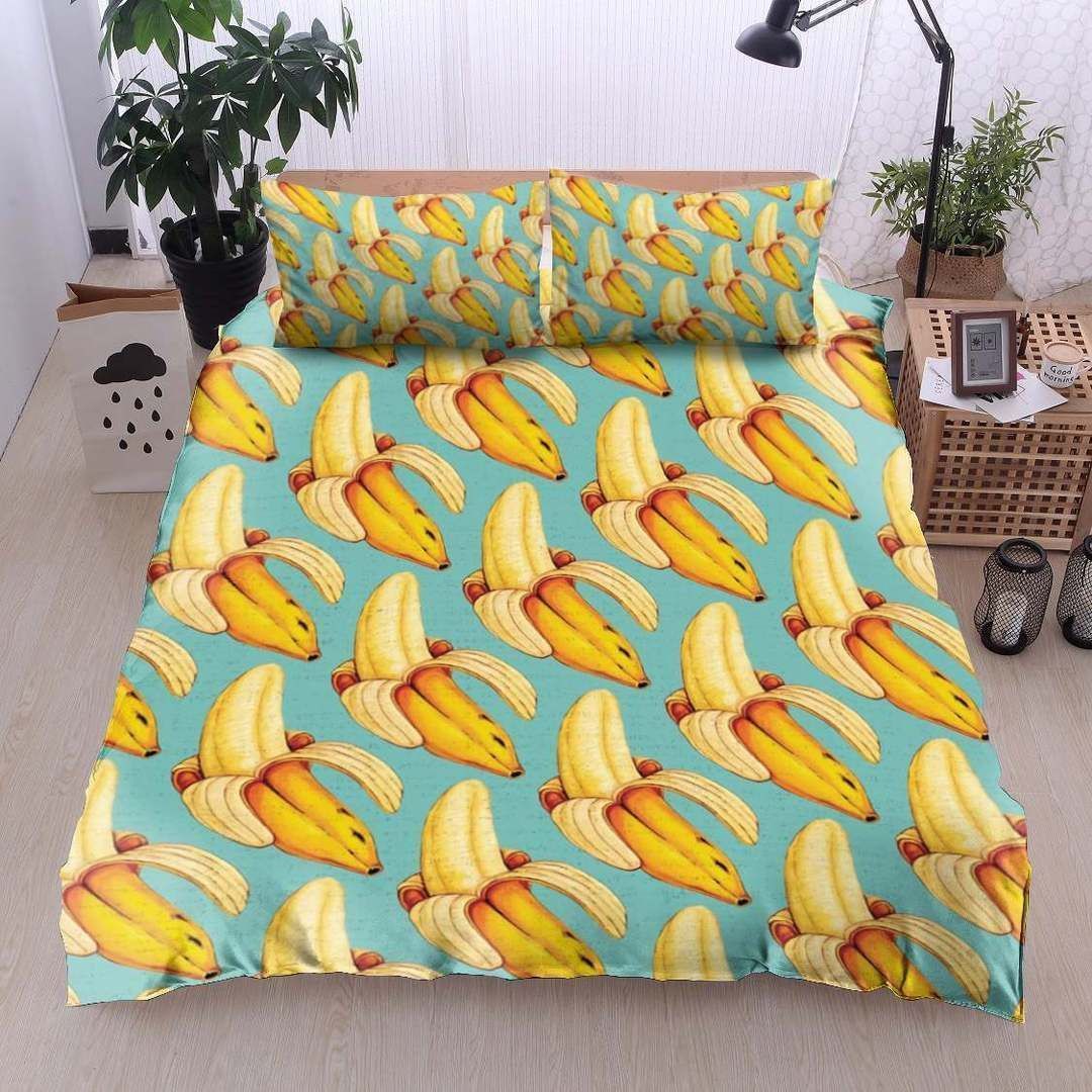 Yellow Banana Bedding Set