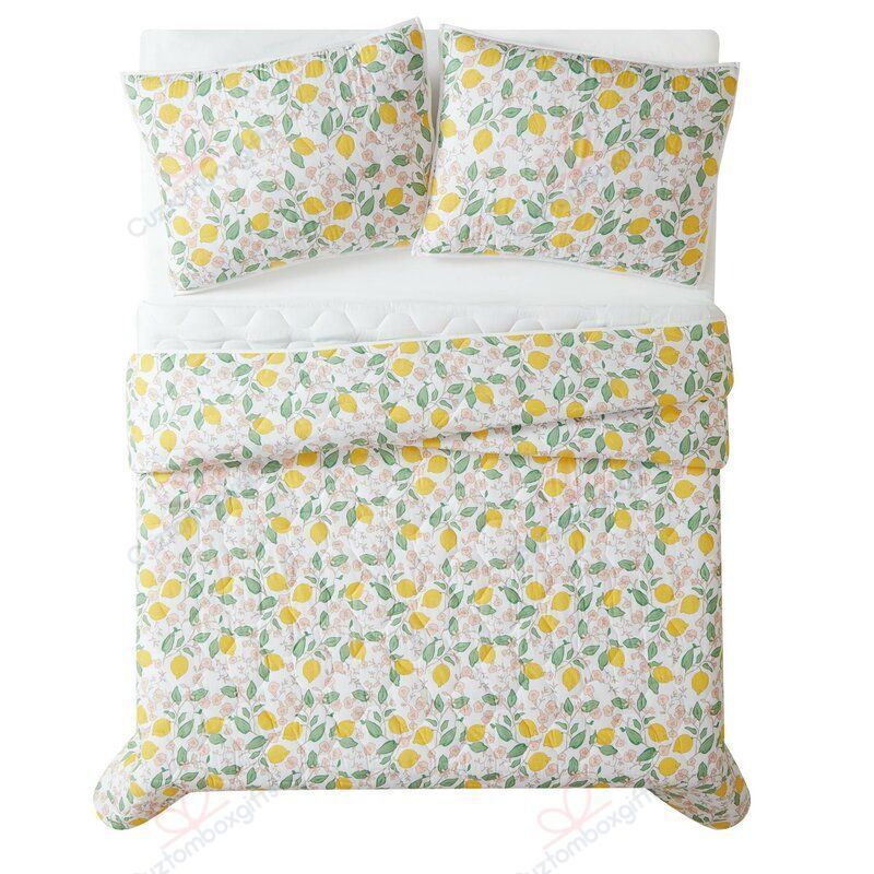 Yellow Lemons Bedding Set
