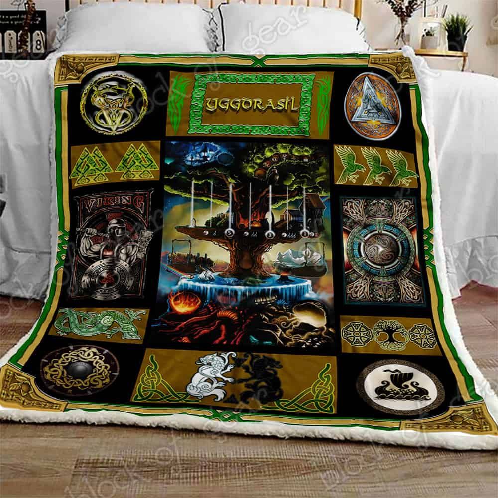 Yggdrasil Fleece Blanket