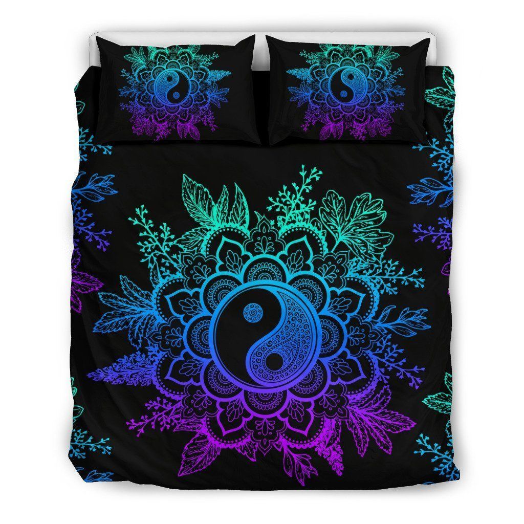 Yin And Yang Mandala Yoga Lover Bedding Set