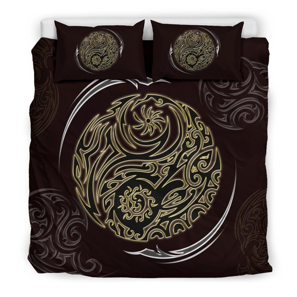 Yin Yang Black And White Bedding Set