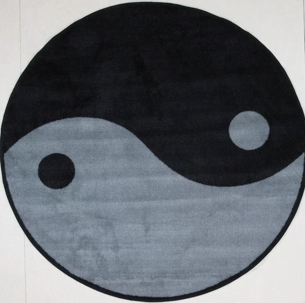Yin Yang Round Carpet