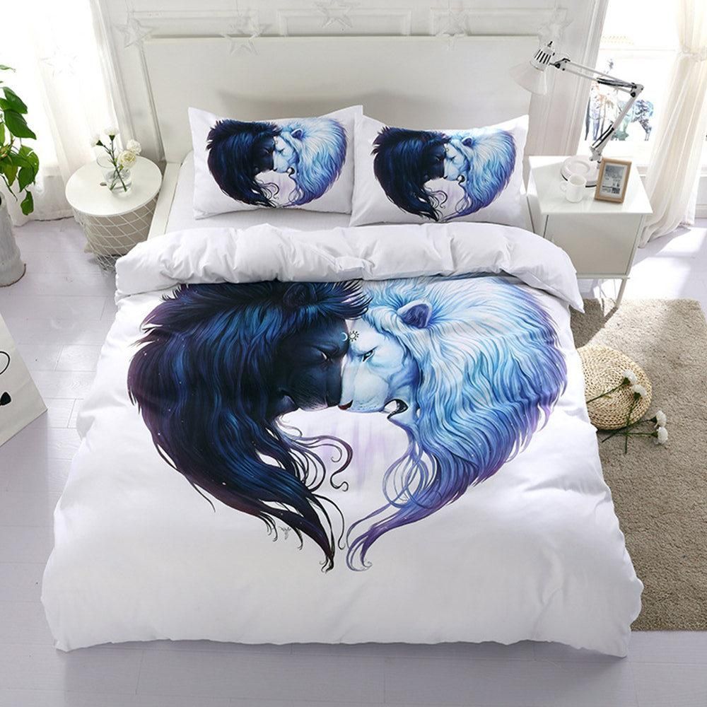 Yin Yang Lion Bedding Set