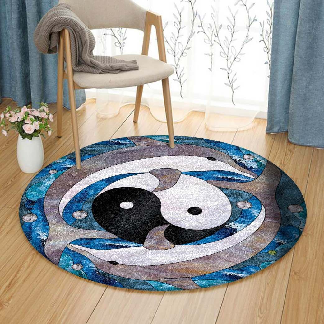 Yinyang Round Carpet
