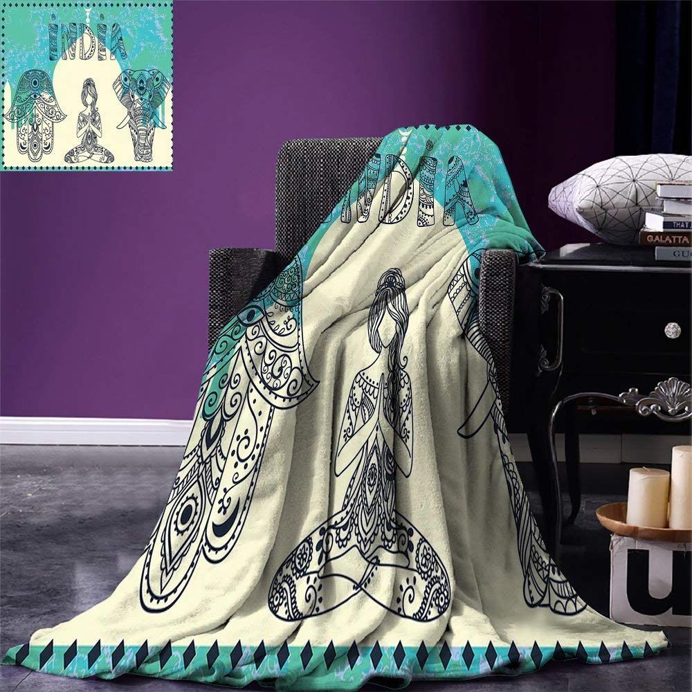 Yoga Sherpa Fleece Blanket