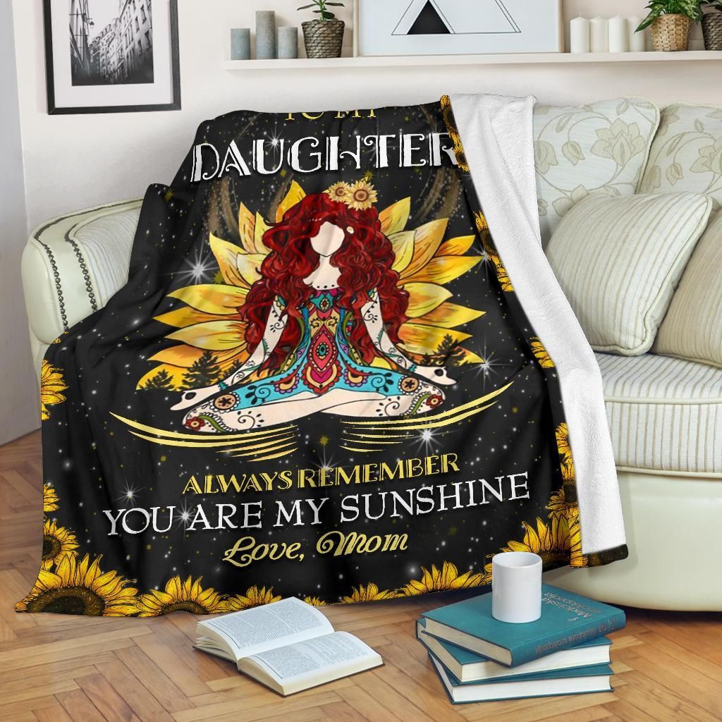 Yoga Daughter Sherpa Fleece Blanket