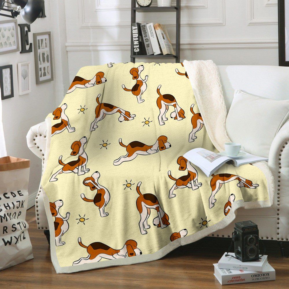 Yoga Dog Sherpa Fleece