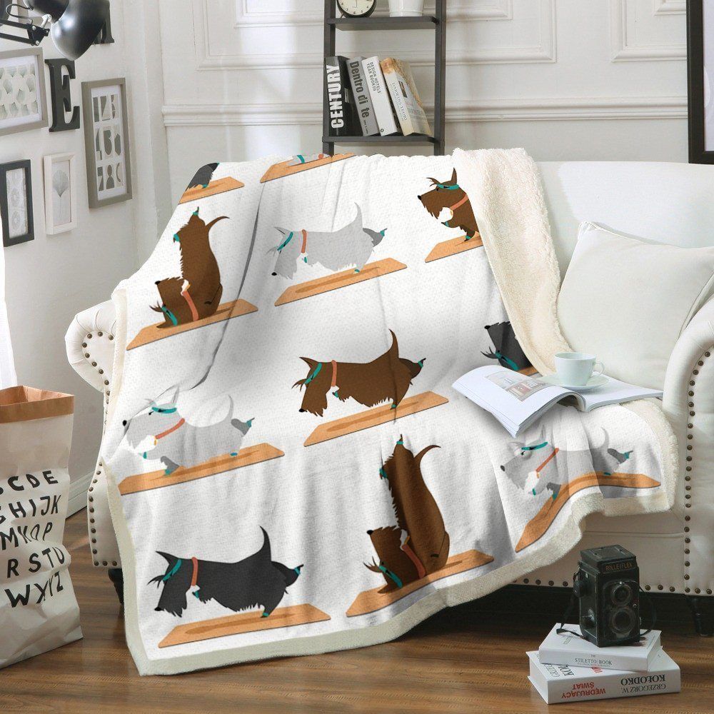 Yoga Dog Sherpa Fleece