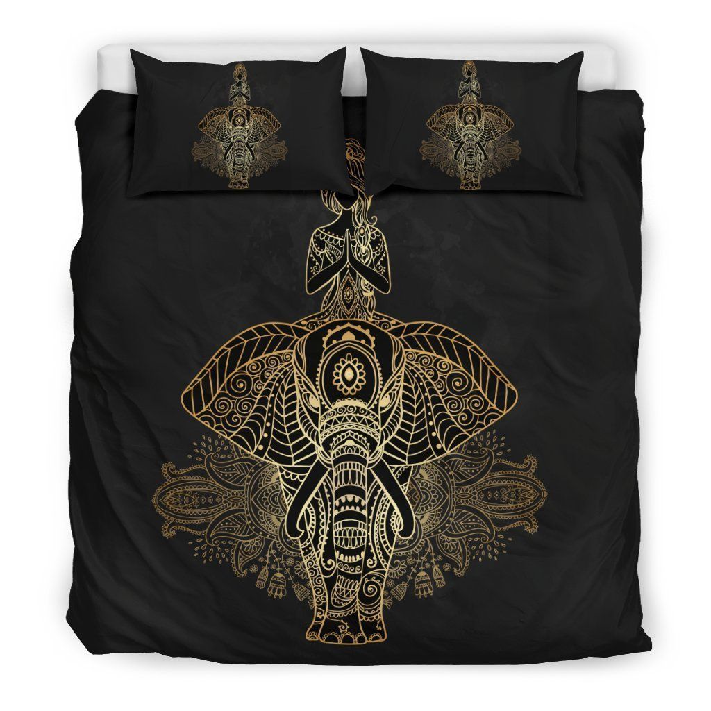 Yoga Elephant Mandala Cool Design Comfortable Bedding Set