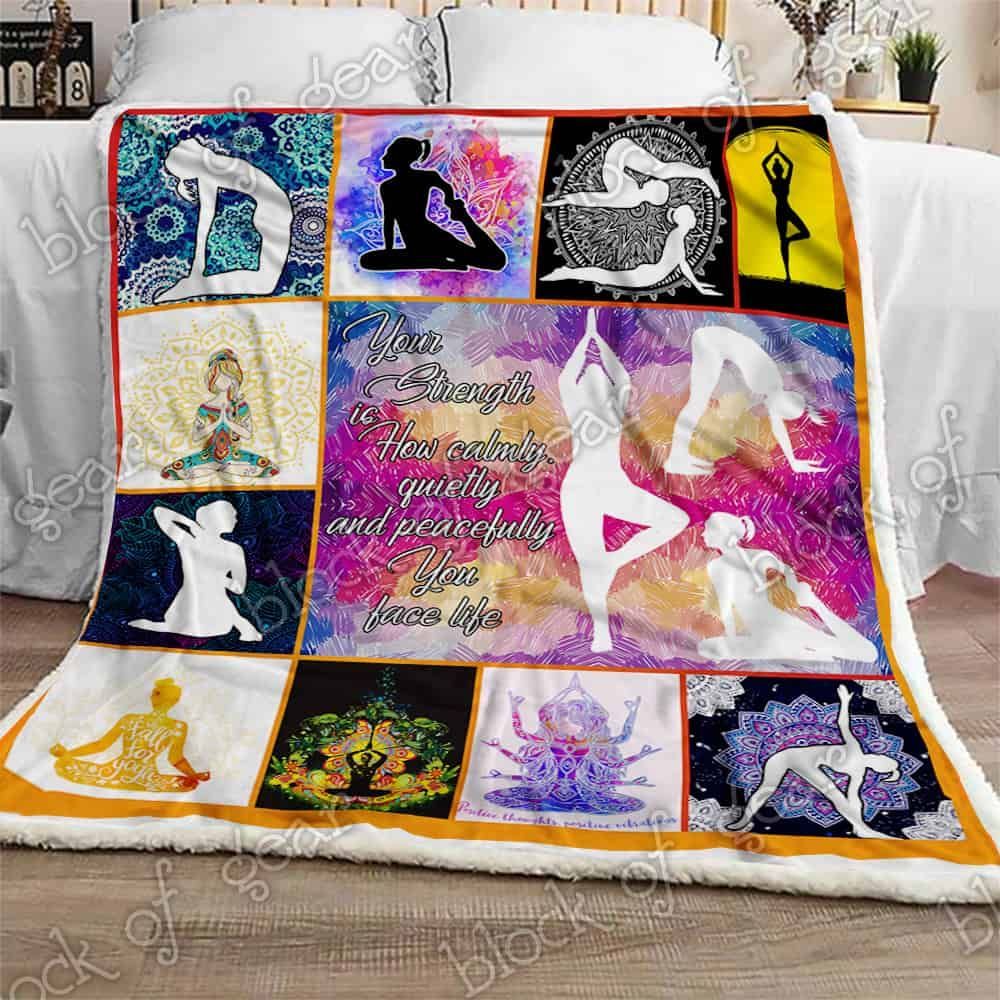 Yoga Fleece Blanket