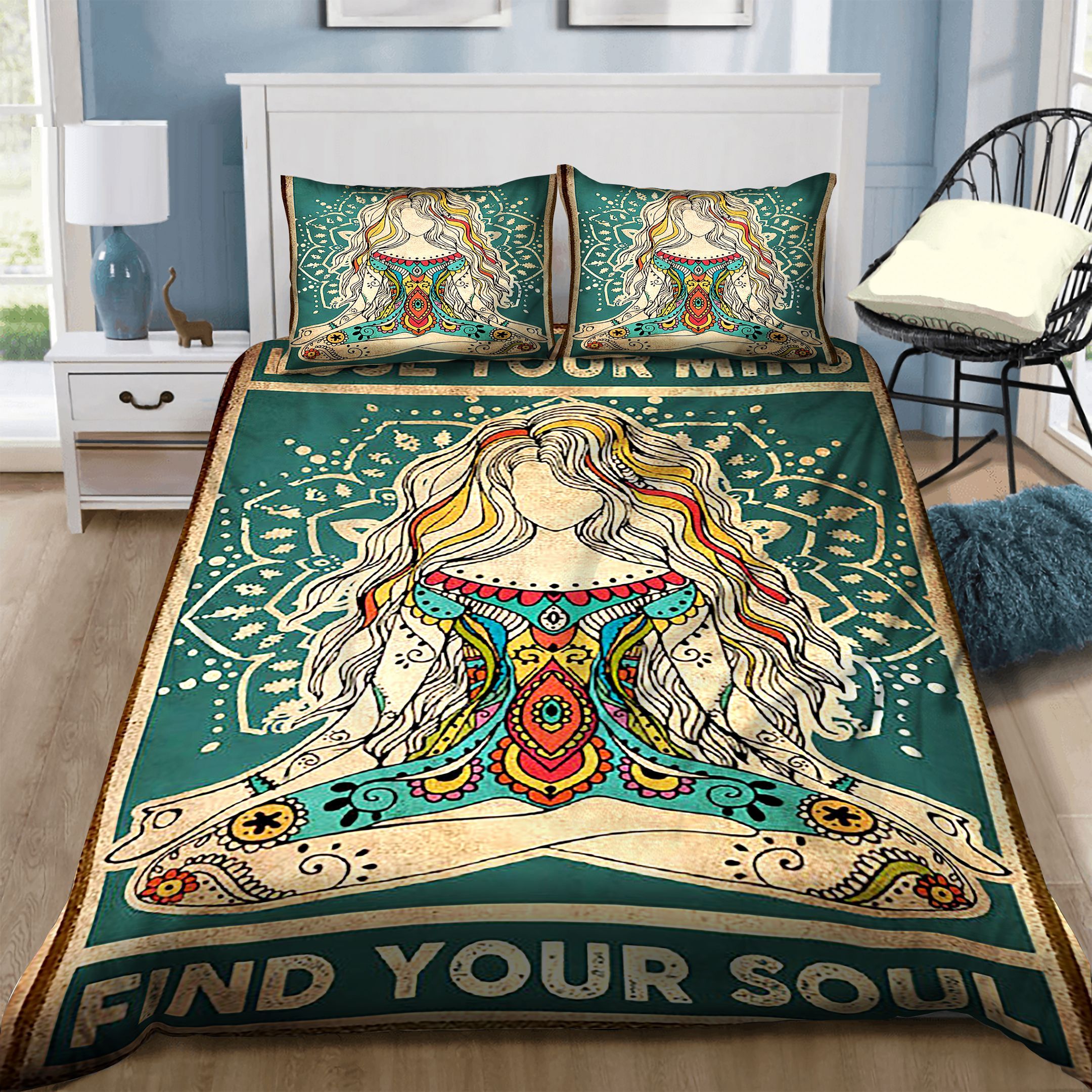 Yoga Girl Bedding Set