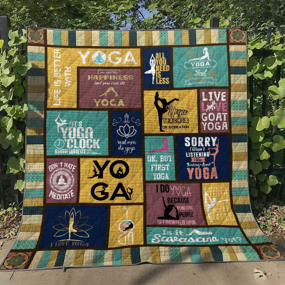 Yoga HN240541 Quilt Blanket