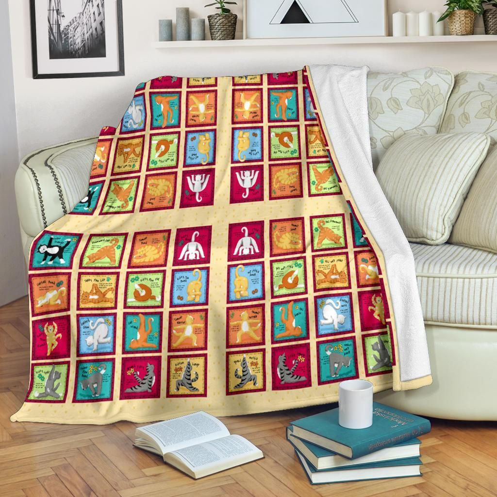 Yoga Lover Sherpa Fleece Blanket