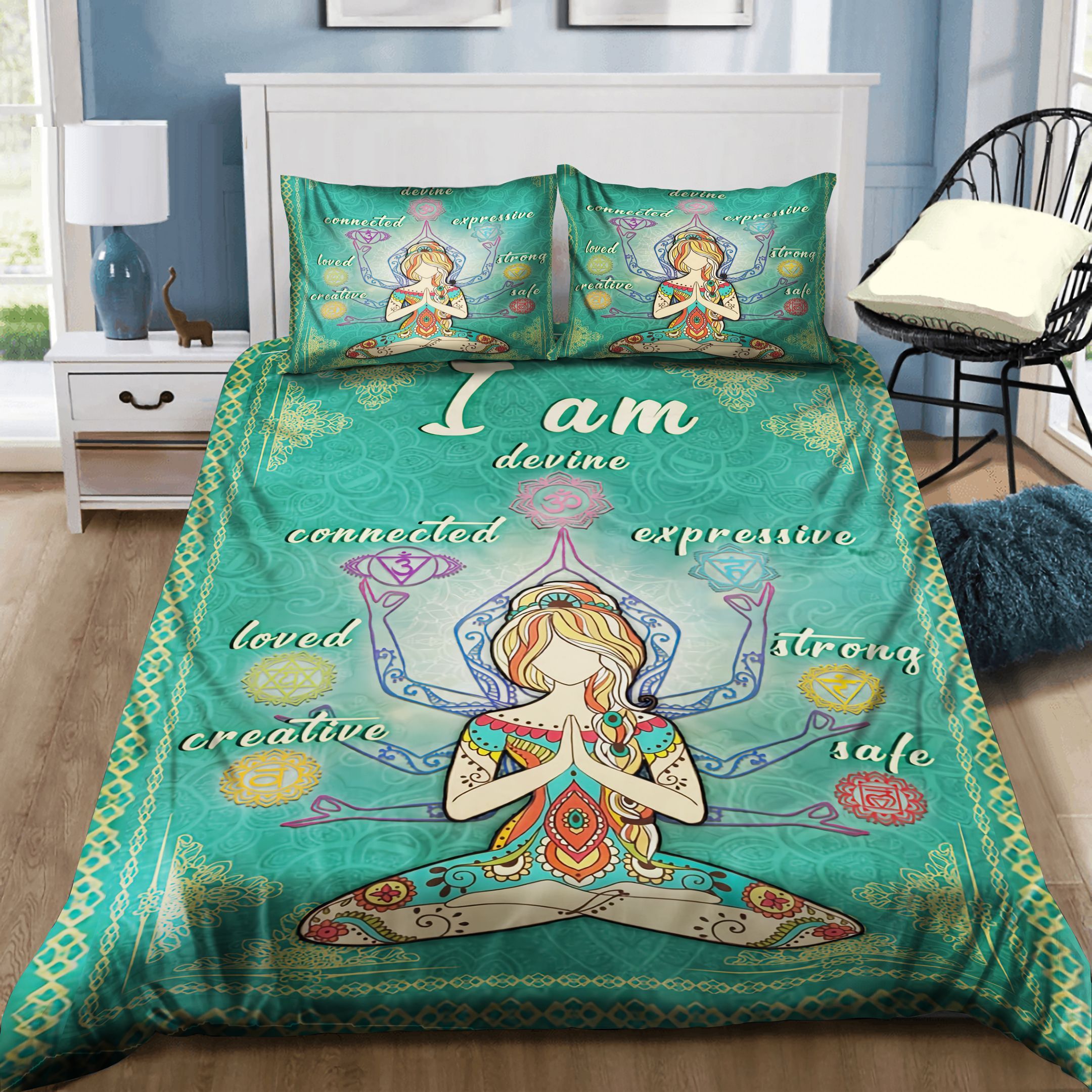 Yoga Mandala Pattern Bedding Set