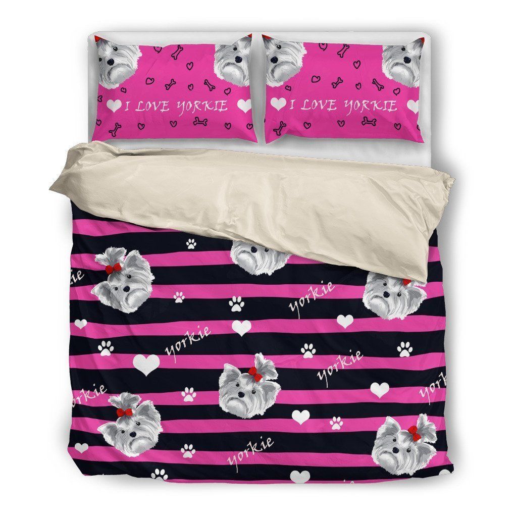 Yorkie Bedding Set
