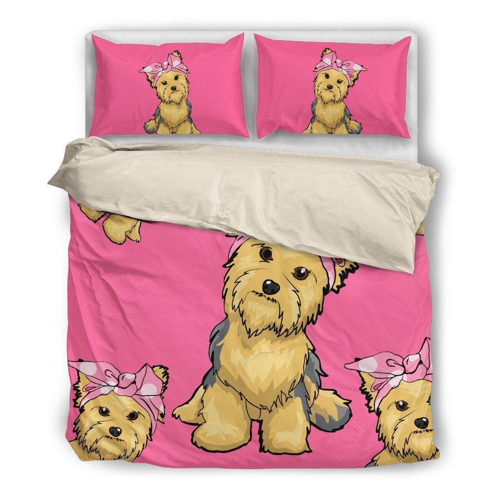 Yorkie Bedding Set