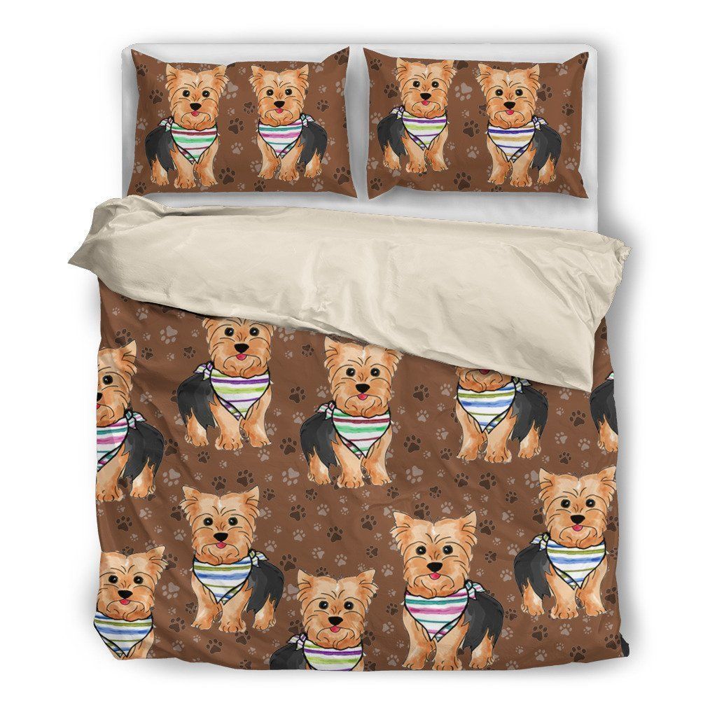 Yorkie Bedding Set