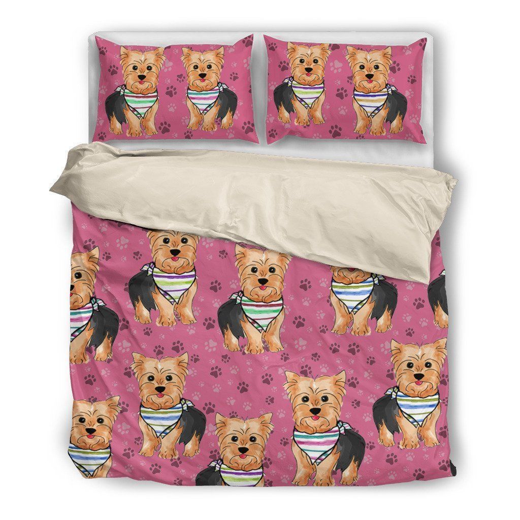 Yorkie Bedding Set