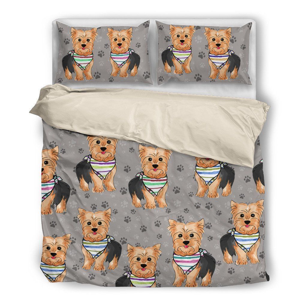 Yorkie Bedding Set