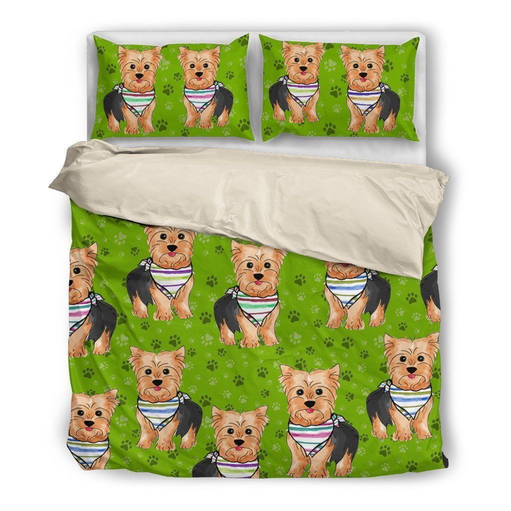 Yorkie Bedding Set