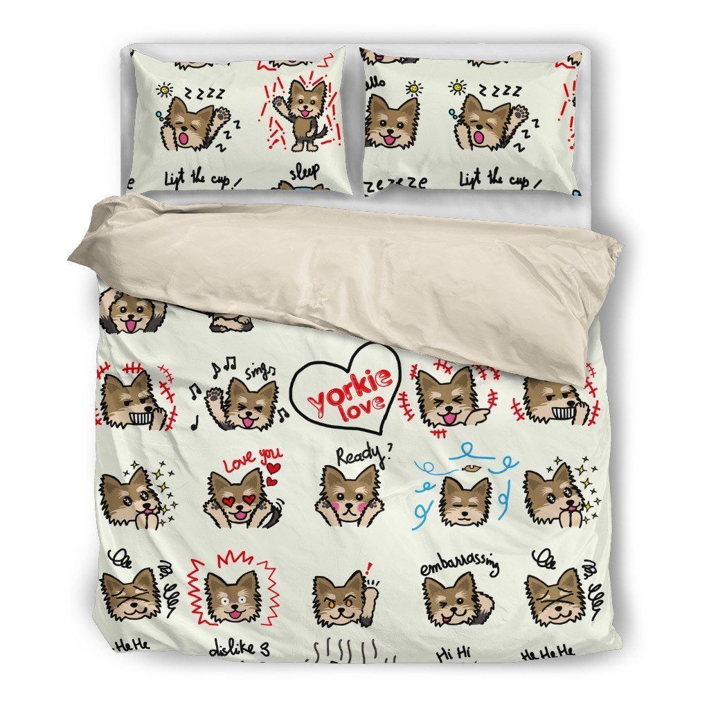 Yorkie Bedding Set