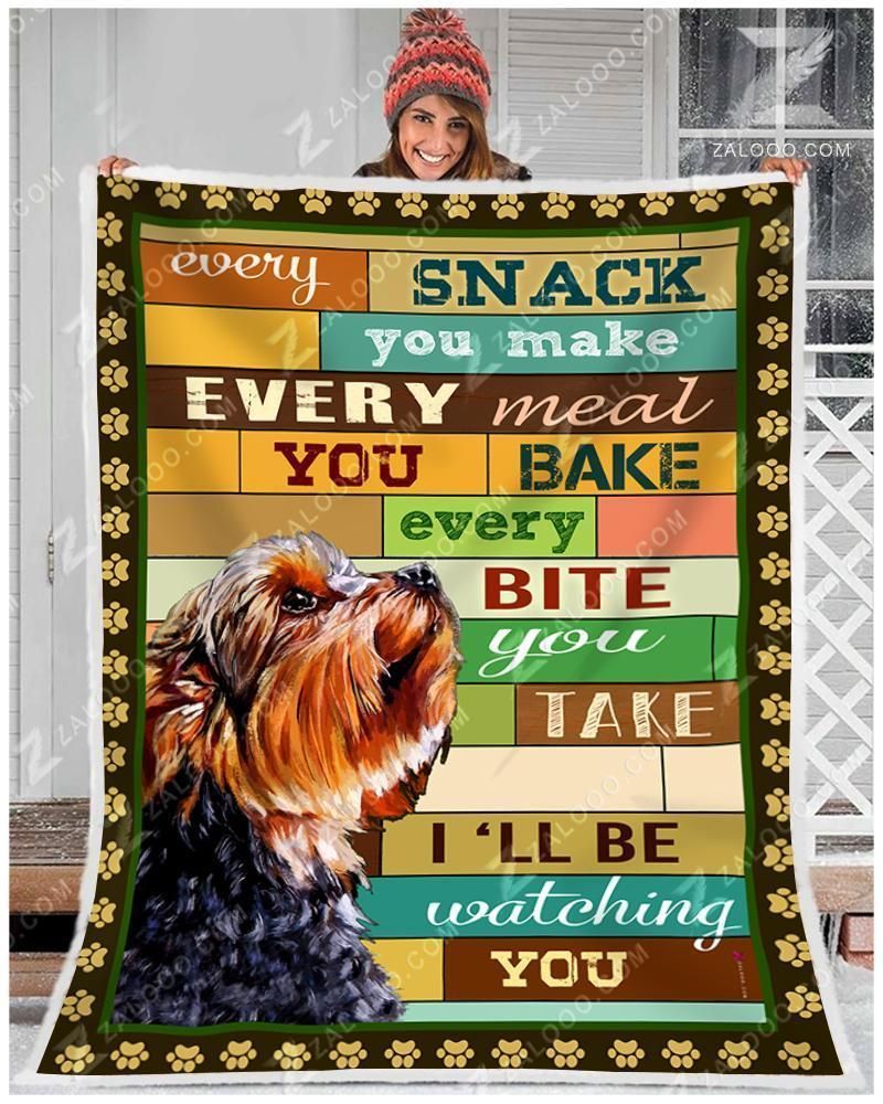 Yorkie – Best Gift For Birthday Fleece Blanket