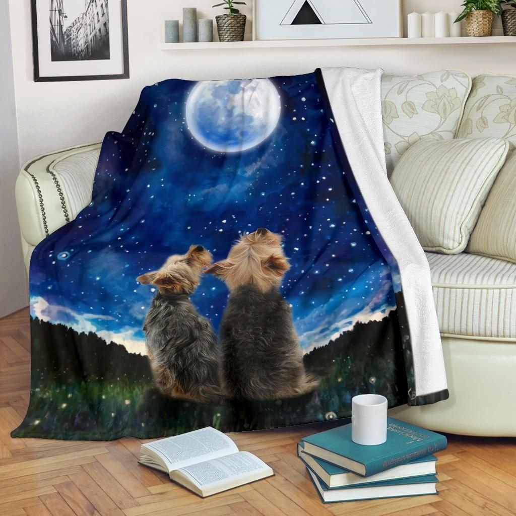 Yorkshire Couple Sherpa Fleece Blanket