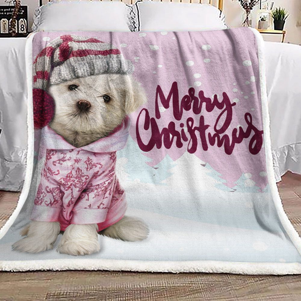 Yorkshire Dog Sherpa Fleece Blanket
