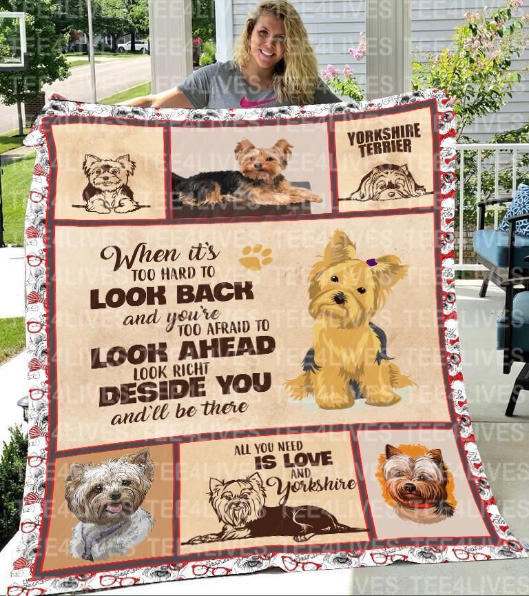 Yorkshire Dogs Sherpa Fleece Blanket