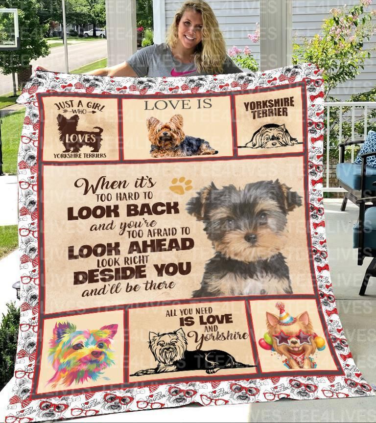 Yorkshire Dogs Sherpa Fleece Blanket