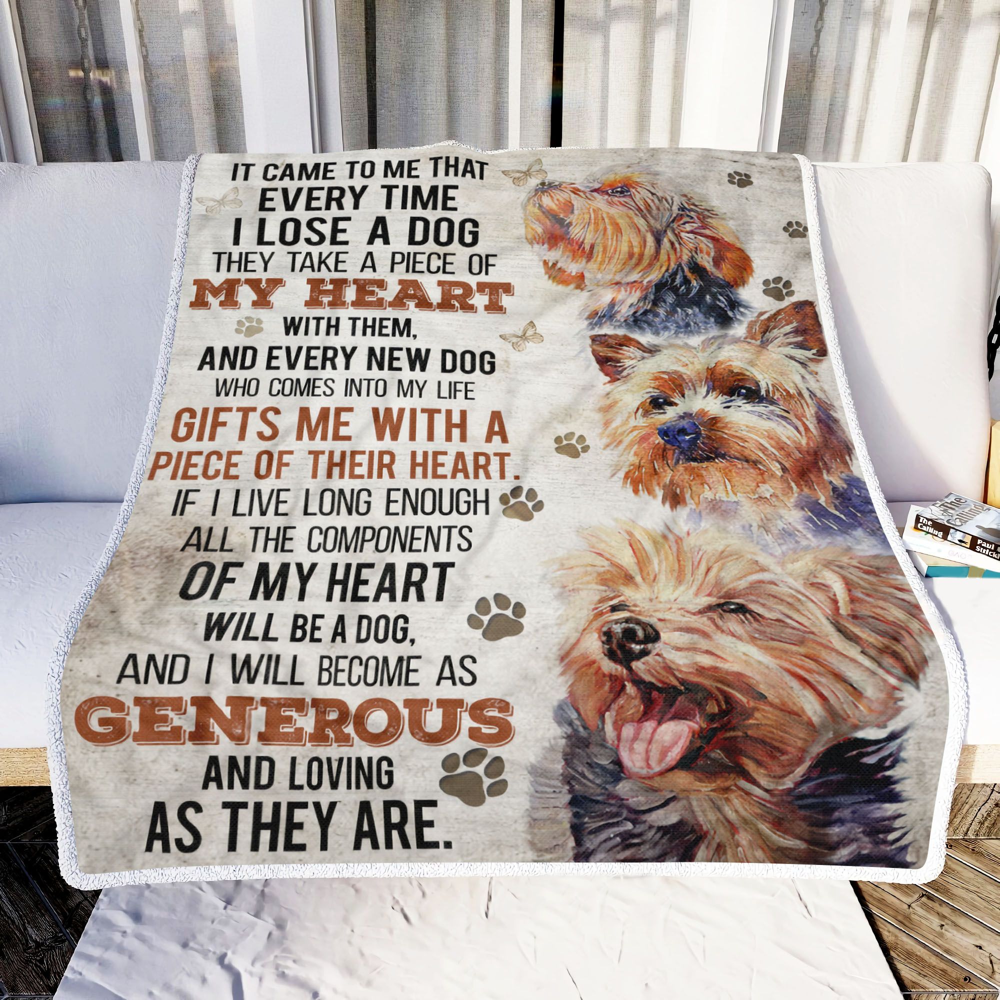 Yorkshire It Came To Me Fleece Blanket