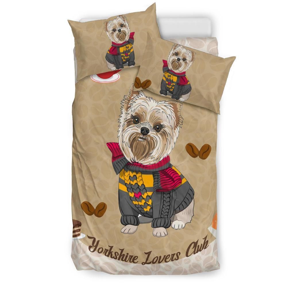 Yorkshire Loved You Heart Pattern Bedding Set