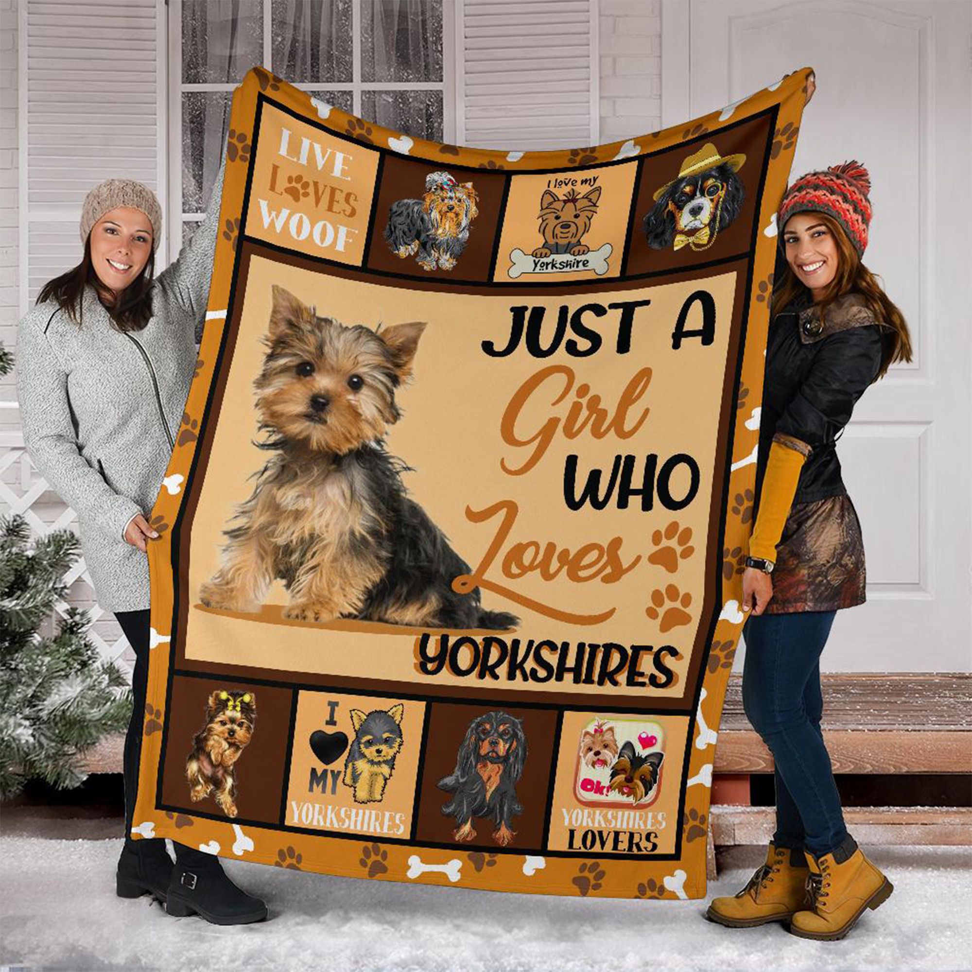 Yorkshire Terrier Fleece Blanket