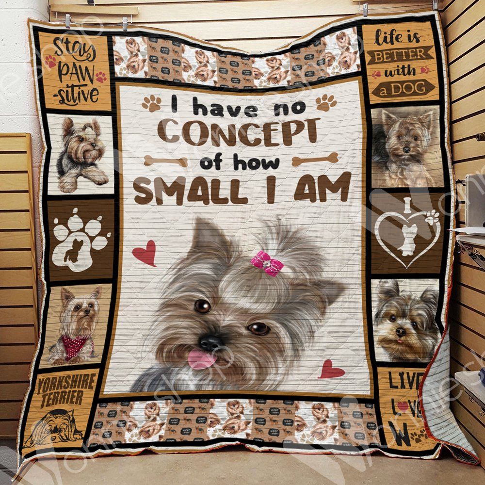 Yorkshire Terrier Dog Blanket LNT1112017 Quilt Blanket