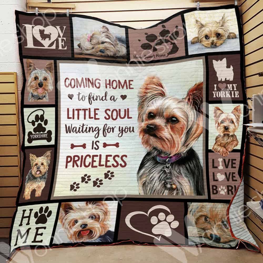 Yorkshire Terrier Dog Home Sweet Home GS-CL-LD0601 Quilt Blanket