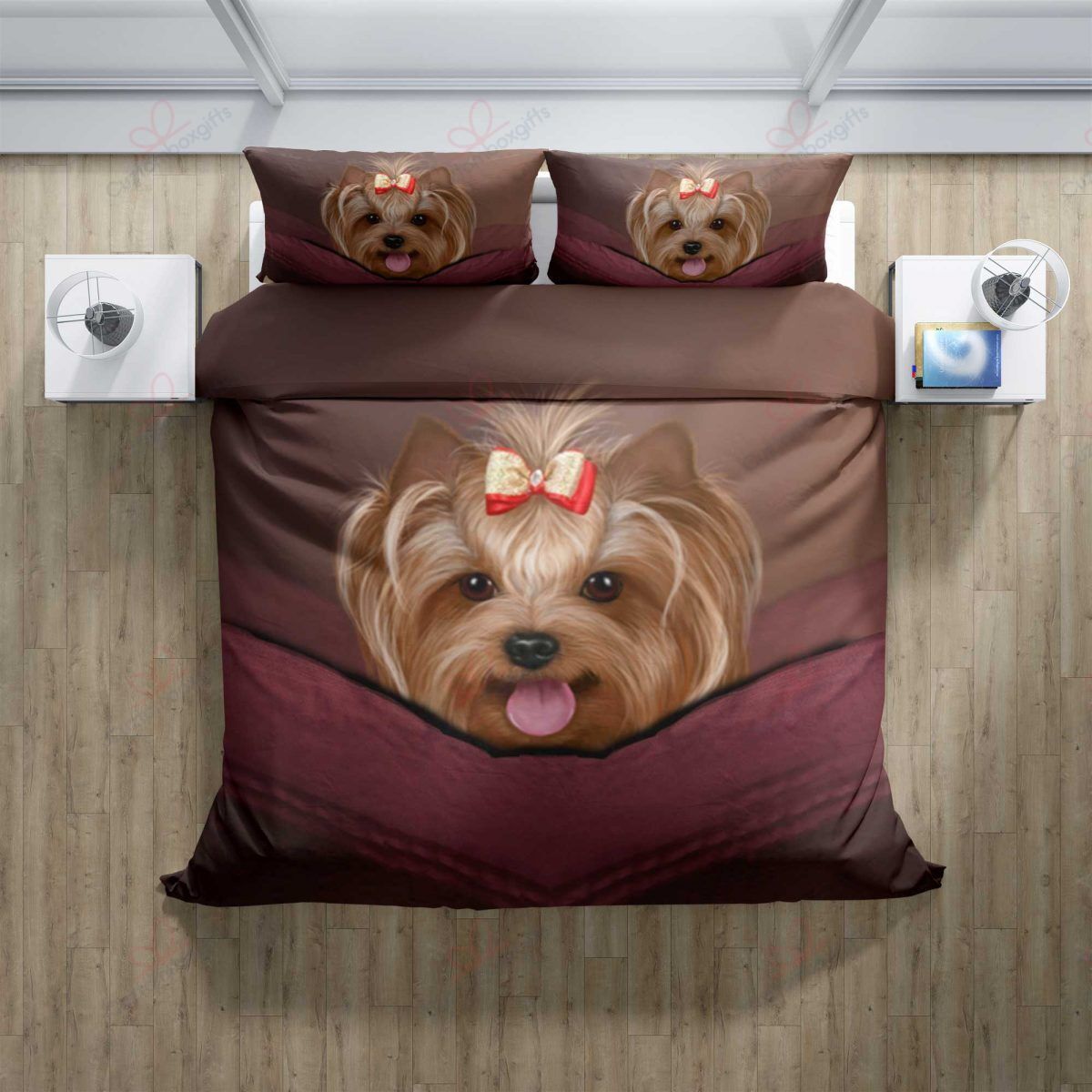 Yorkshire Terrier Dog Bedding Set
