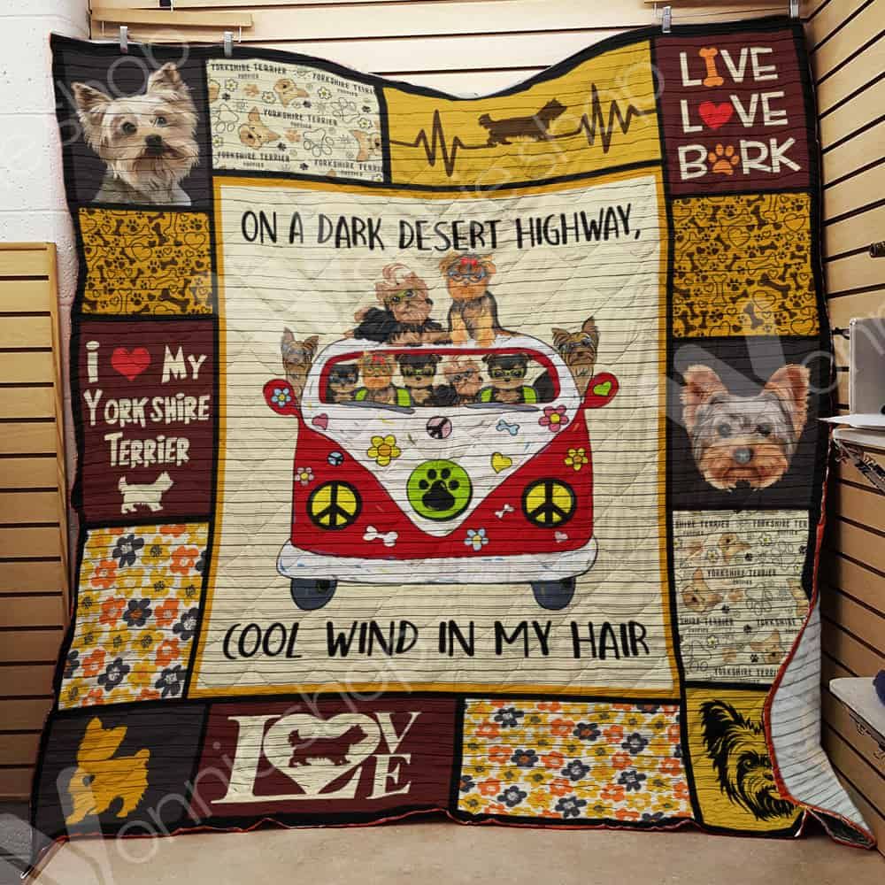 Yorkshire Terrier Dog Quilt Blanket DHC0302708TD