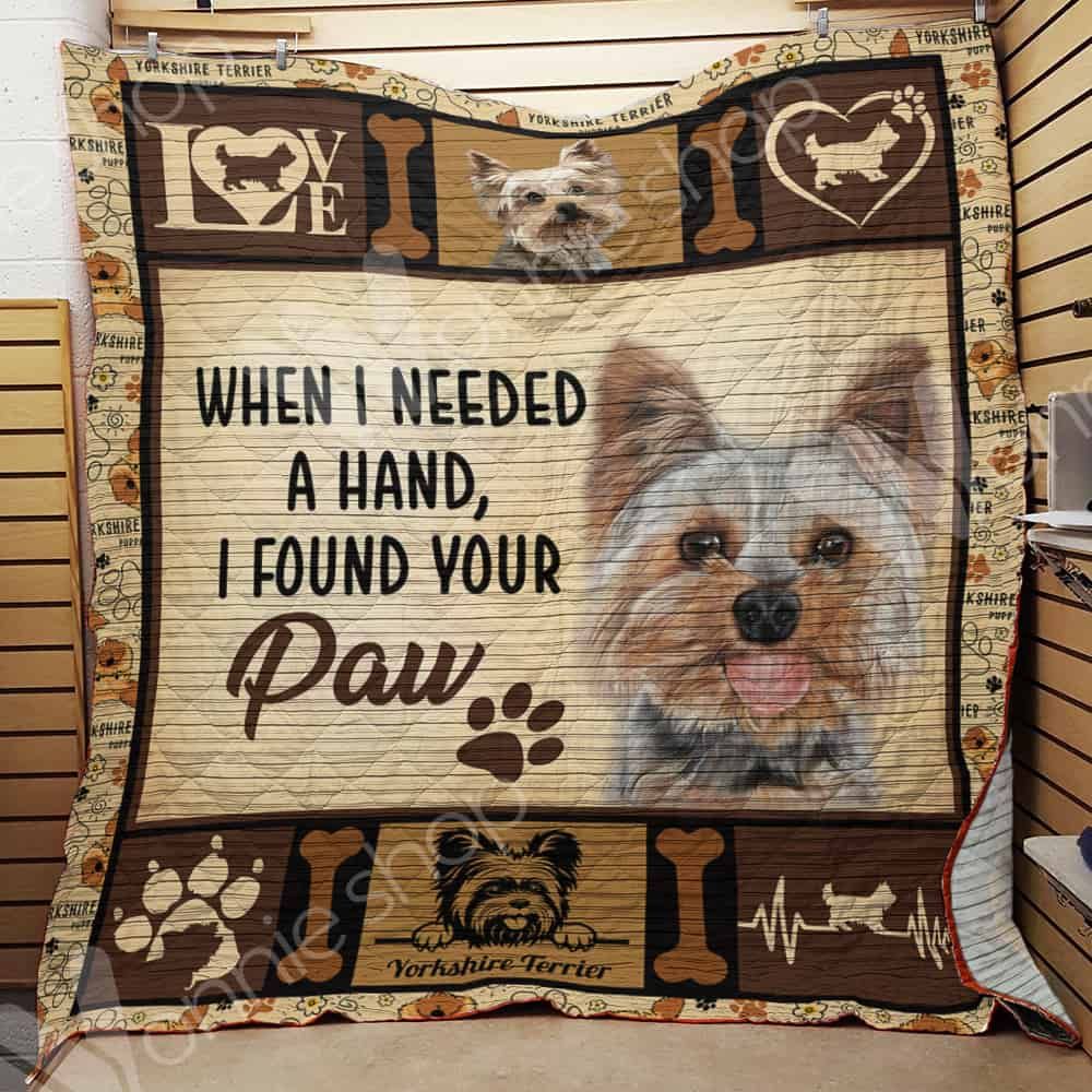 Yorkshire Terrier Dog Quilt Blanket DHC0302710TD